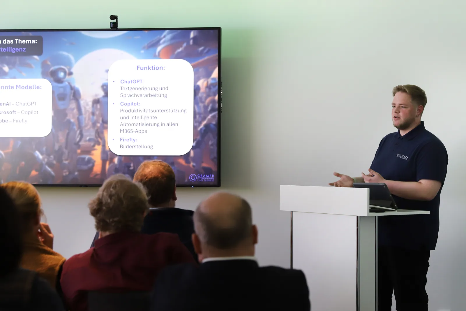 KI-Workshop bei Crämer IT-Solutions in Menden